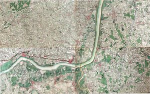 Kort over Rupelmonde, Belgien